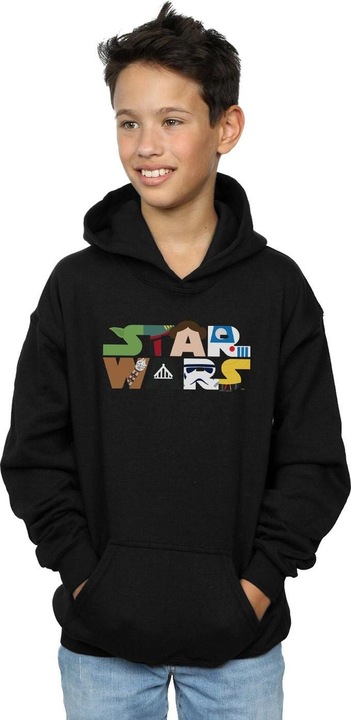 Image du produit Star Wars - Sweat à capuche CHARACTER LOGO - Garçon (128)