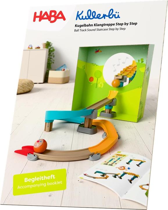 Actual product image Haba Kullerbü Kugelbahn Klangtreppe Step by Step