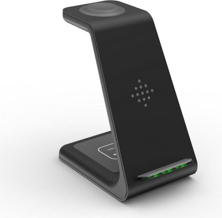 Tech-Protect Cover caricatore wireless A8 3in1, nero (10 W)