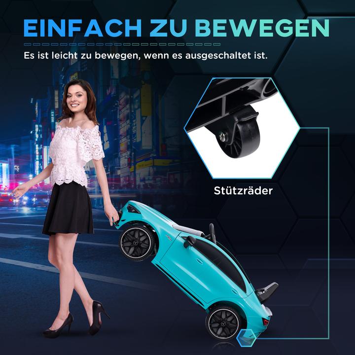 Produktbild Aiyaplay Kinder Elektroauto Kunststoff, Metall Hellblau (12 V)