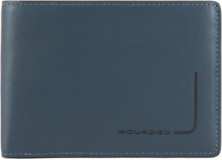 Piquadro Collezione, Leather Wallet, Key holder, PU257PQJR, Blue, For Men