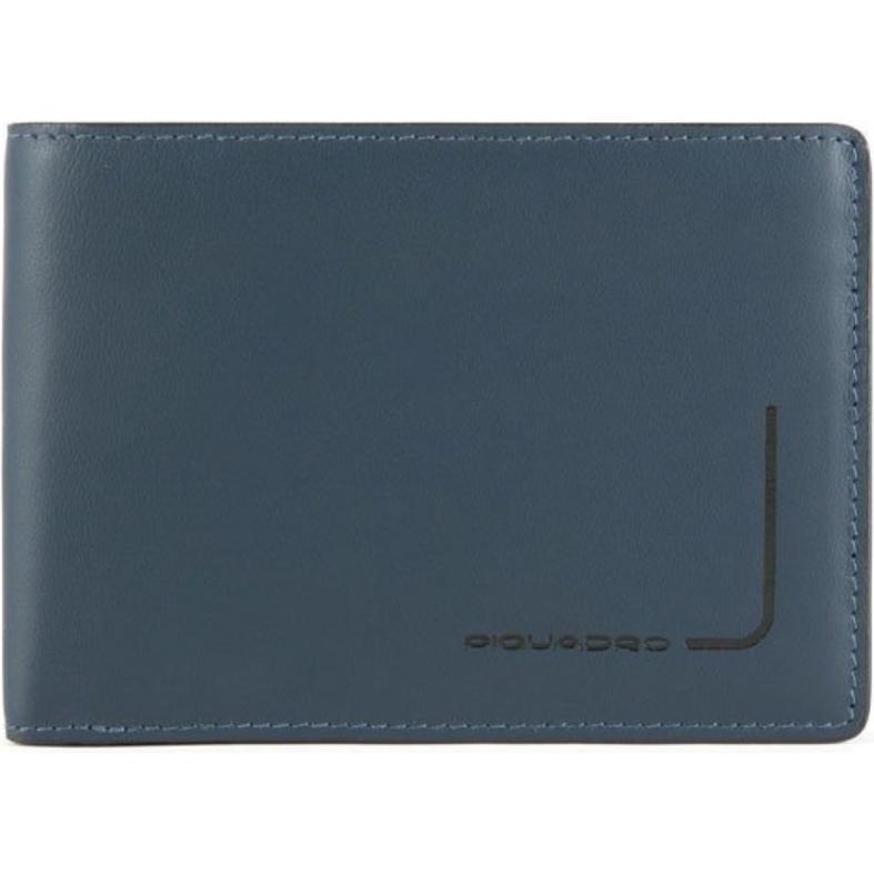 Piquadro Uomo Blu Uomini, Portafoglio, Collezione, Leather Wallet, Key Holder, Pu257pqjr, E, For Men,