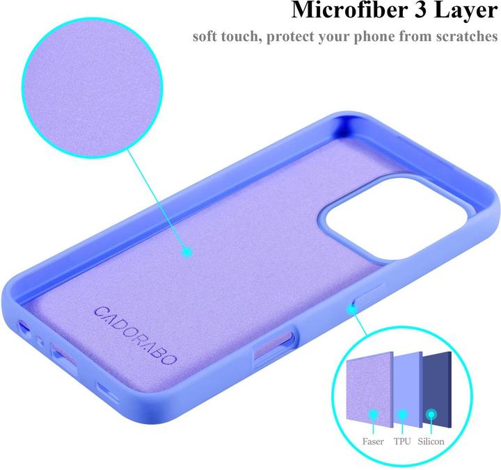 Immagine prodotto Cadorabo Custodia per Apple iPhone 16 PRO MAX TPU Liquid Silicone Case (Apple iPhone 16 Pro Max)