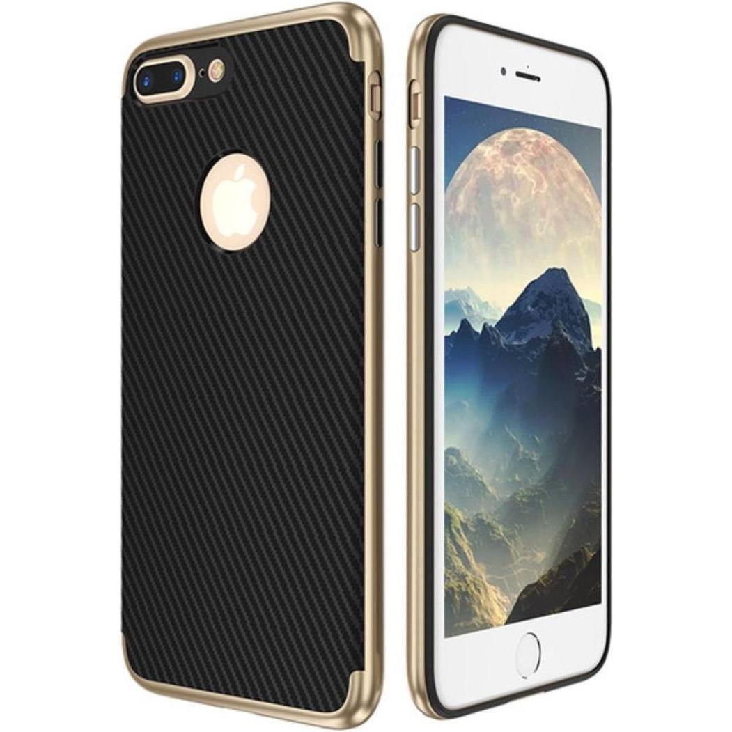 König Design Hybrid Silikon Handy Hülle für Apple iPhone 6 / 6s Plus Case Cover Tasche Gold (Apple iPhone 6 Plus), Smart...
