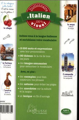 Image du produit Dictionnaire d'italien : 100 pour 100 visuel (Collectif, Français)