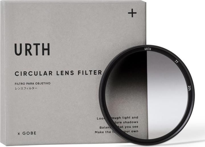 Actual product image Urth 77mm Soft Graduated ND8 Lens Filter (Plus+) (77 mm, Graduated neutral density filter)