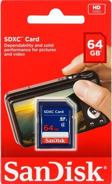 Produktbild Sandisk Standard Memory Card (64 GB, SDXC, UHS-I)
