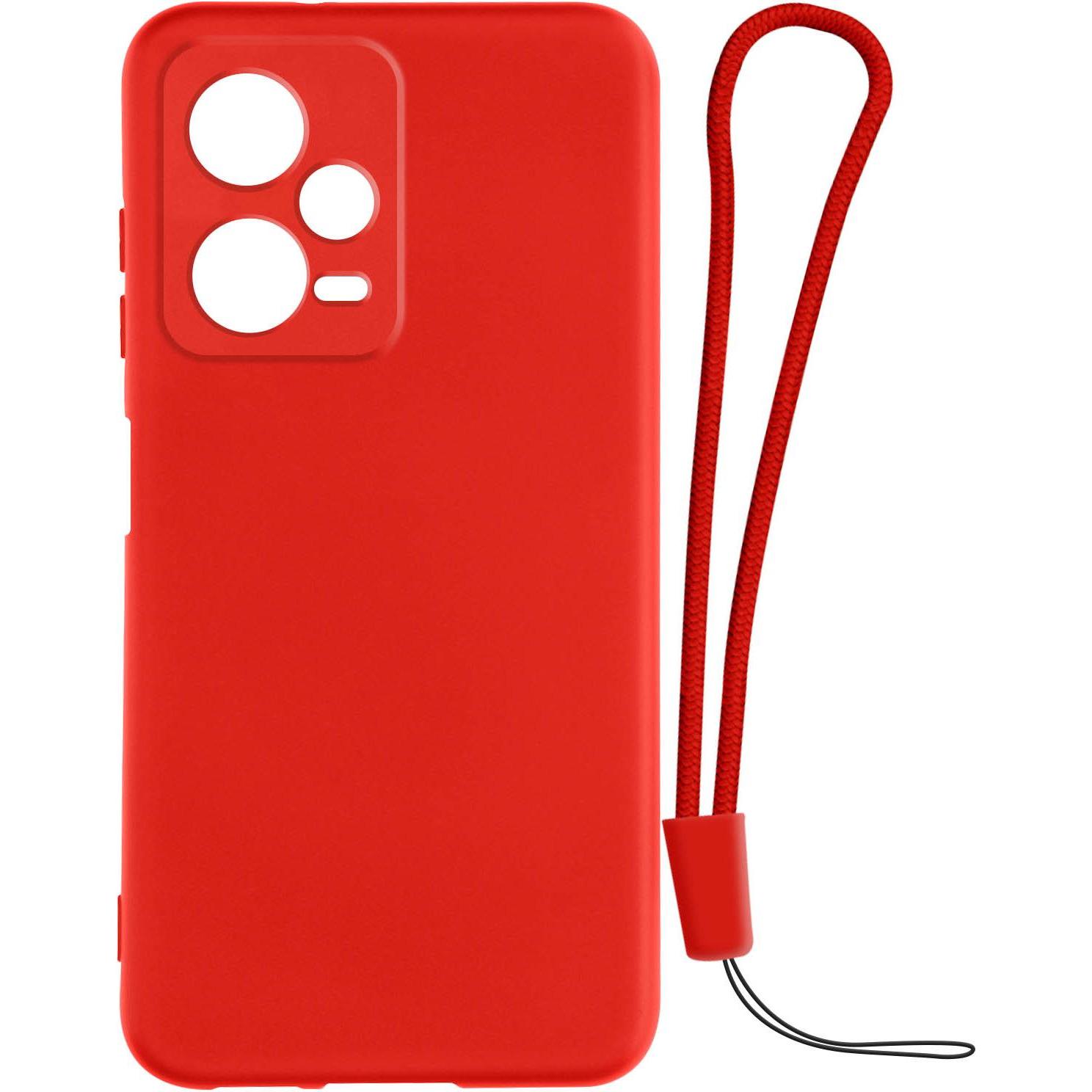 Avizar Likid Series (Xiaomi Redmi Note 12 Pro 5G), Smartphone Hülle, Rot