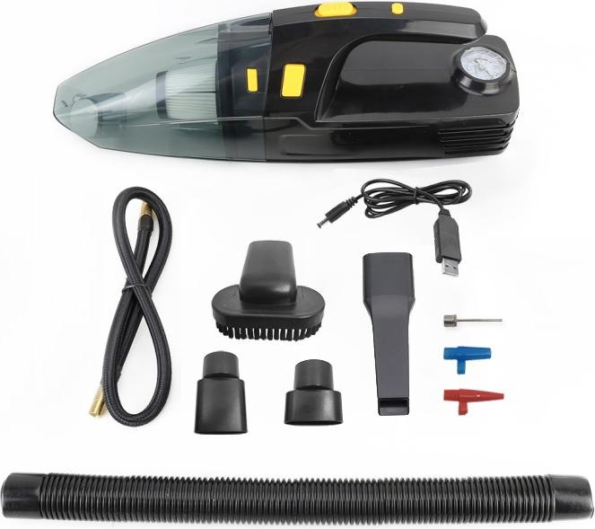 Produktbild AM Handstaubsauger (120W) mit Kompressor Luftpumpe und LED Beleuchtung