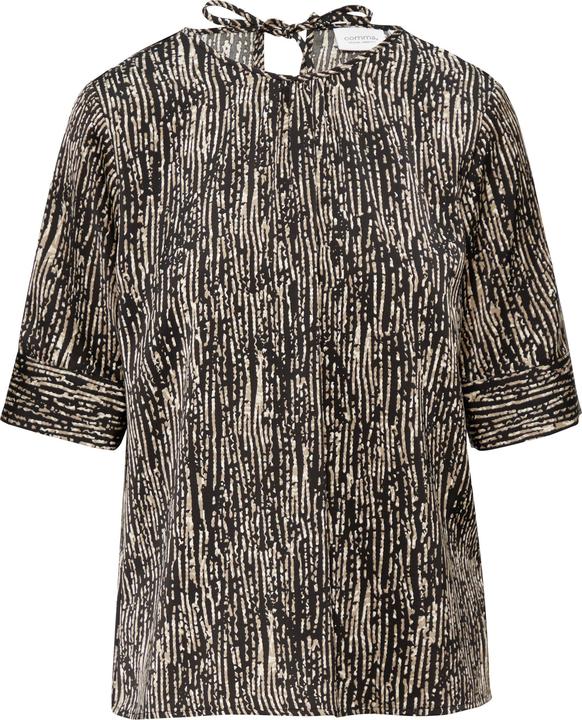 Actual product image Comma Bluse Bluse mit All-over-Print aus Satin (36)