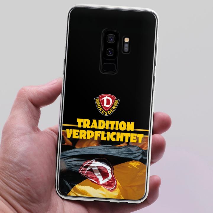 Produktbild DeinDesign Silikon Hülle für Samsung Galaxy S9 Plus Duos Handyhülle Case Smartphone Schutzhülle Fanartikel SG (Samsung Galaxy S9+)