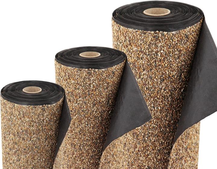 Image du produit Aquagart Steinfolie 16m x 0,6m breit Für Bachlauf Ufer Teichfolie Teich Folie Sandfarben