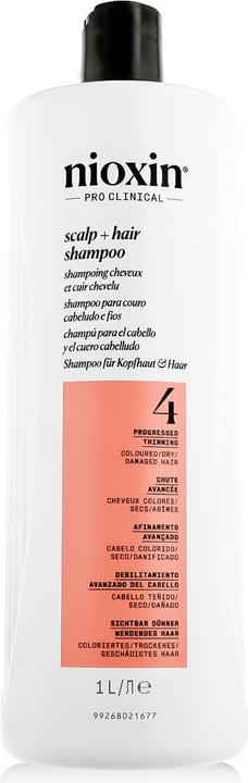 Actual product image Nioxin Scalp + Hair System 4 Shampoo (1000 ml)