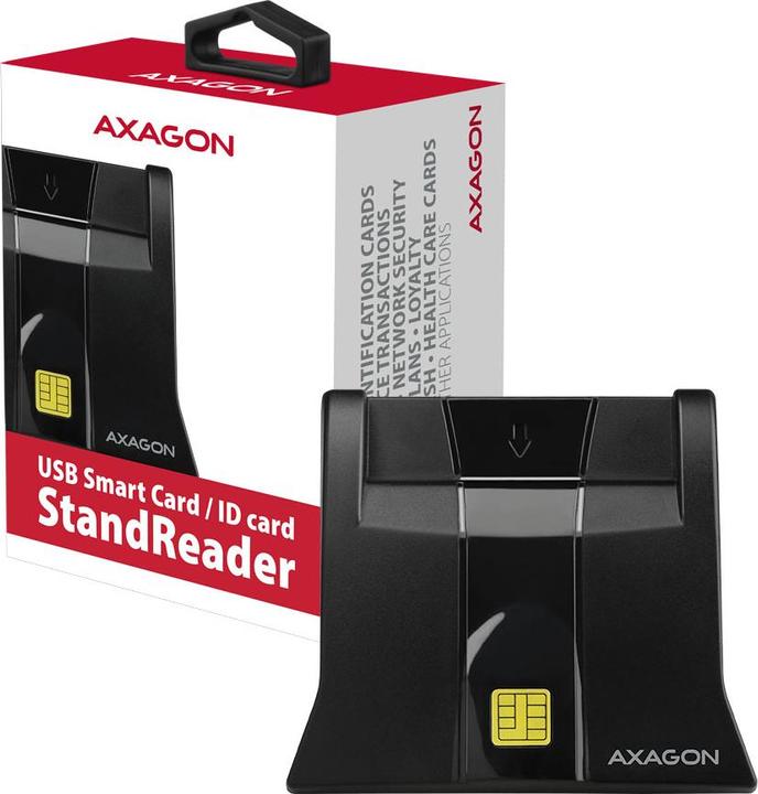 Axagon CRE-SM4 USB Smart Card Reader - USB 2.0 (USB 2.0)