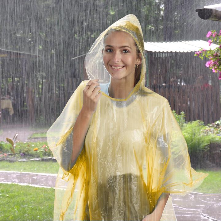 Actual product image Relaxdays 13x rain poncho (One size)