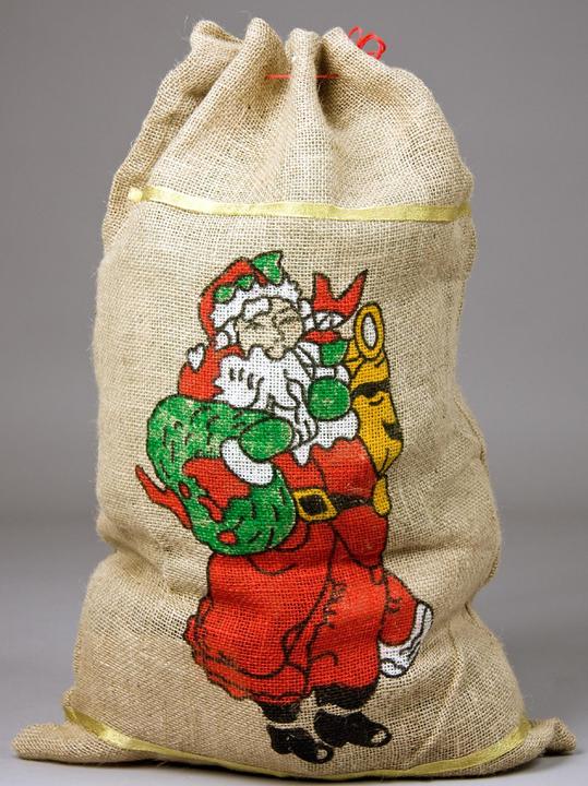 Actual product image Festartikel Müller Jute bag - Santa Claus (1x)