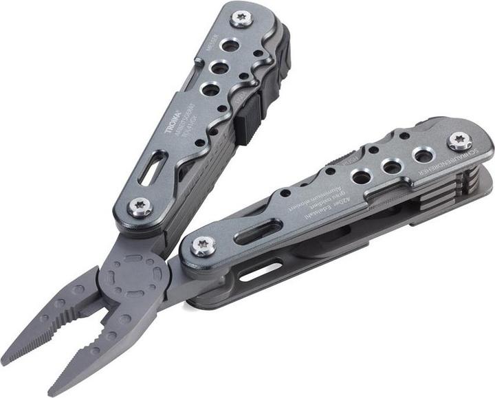 Actual product image Troika ARBEITSGERAT Outil avec 10 fonctions, anodisé, gris mat (10 Functions)