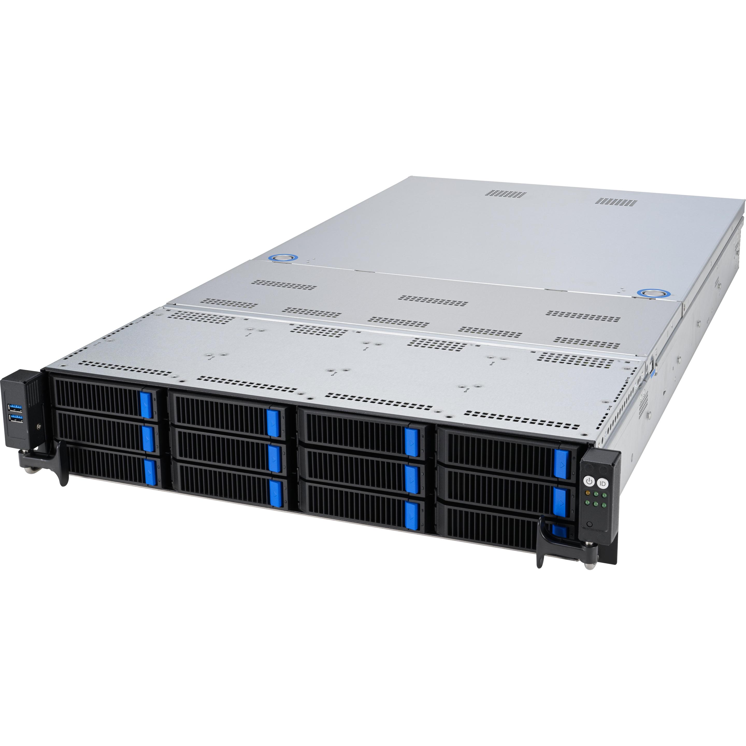 ASUS Server BAB Rack RS720A-E12-RS12/10G/2.6kW/8NVMe/OCP (AMD Epyc 9004 series), Barebone