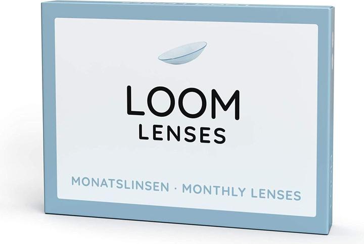 Produktbild LOOM Lenses LOOM Monatslinsen - 3 Stück - weich | BC 8.6 | DIA 14.2 (-12, Monatslinse, 3 Stück)
