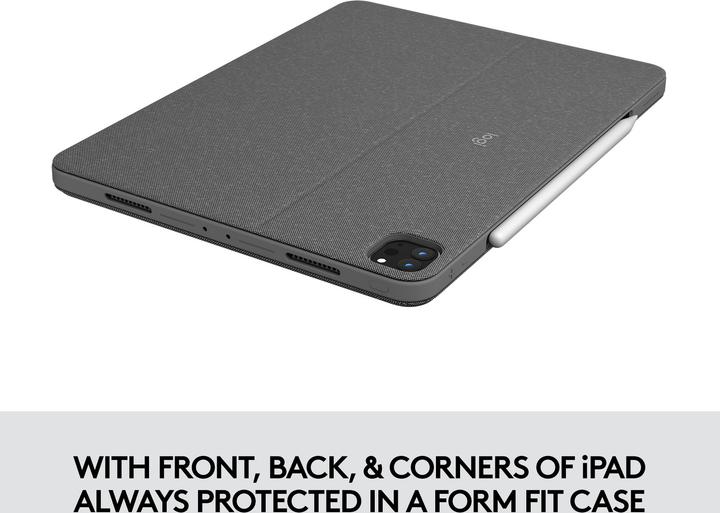 Produktbild Logitech Combo Touch (Eng. Int., iPad Pro 12.9 2021 (5. Gen))