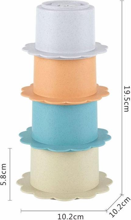 Actual product image Pastel bath toy set