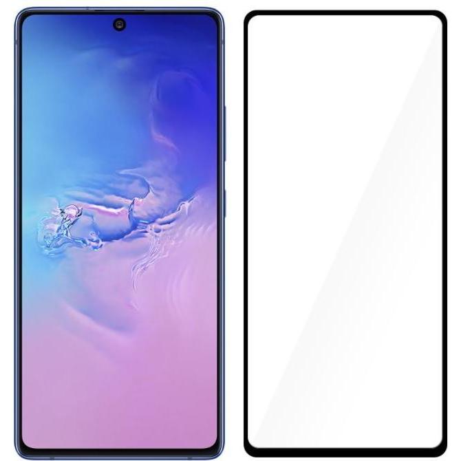 Tellur Tempered Glass 3D Case Friendly Full Glue for Samsung S10 Lite black (1 Stück, Samsung Galaxy S10 Lite), Smartpho...