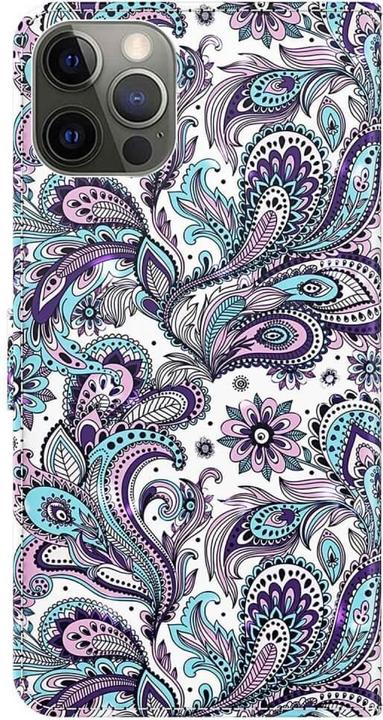 Produktbild Cover-Discount iPhone 14 Pro Max - Etui Glitzer Effekt Paisley (Apple iPhone 14 Pro Max)