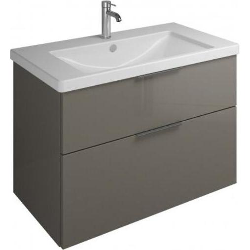 Thumbnail - burgbad, Badmöbelset, Eqio Keramik-Waschtisch inklusive Waschtischunterschran, Breite 930 mm