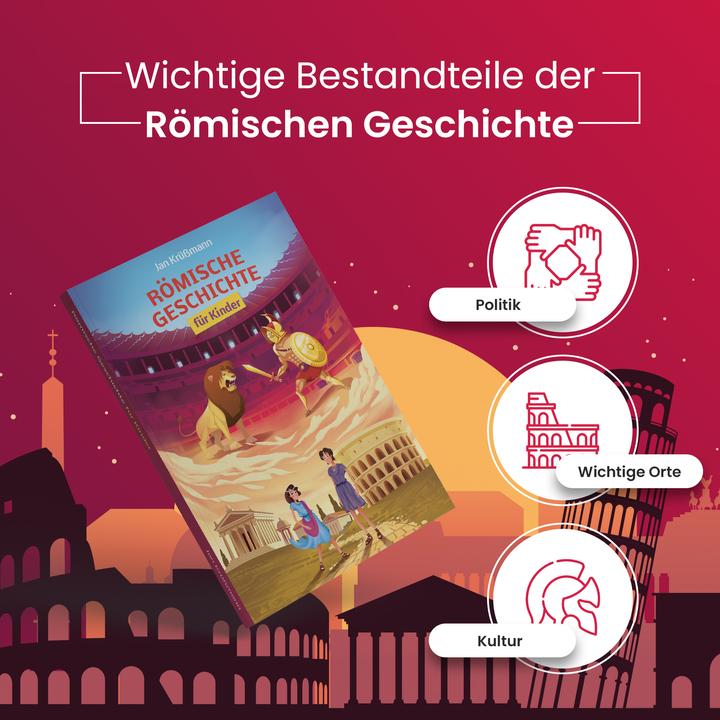 Produktbild Römische Geschichte für Kinder (Deutsch, 2022)