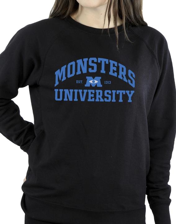 Actual product image Disney Womens/Ladies Monsters University Logo Sweatshirt (L)