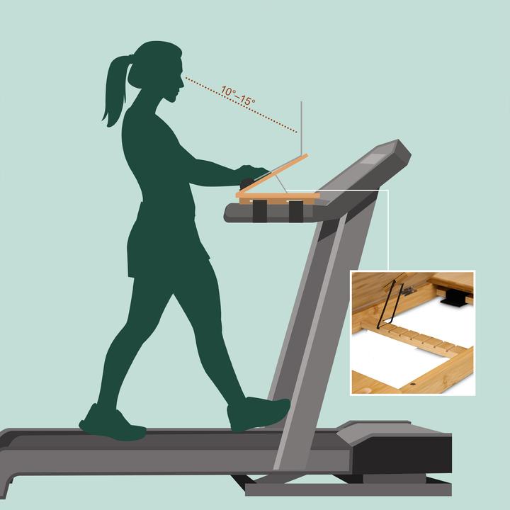 Image du produit Relaxdays Support de bureau pour tapis roulant