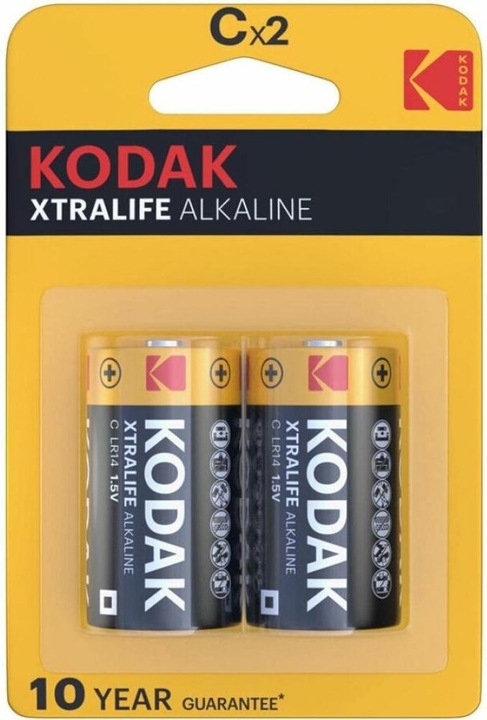 Actual product image Kodak Xtralife Single-use battery C LR14 Alkaline - Battery (1 pcs., C, 7000 mAh)