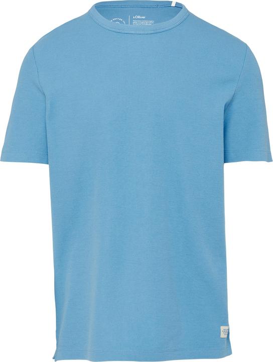 Produktbild S.Oliver T-Shirt T-Shirt aus Baumwolle mit Waffelstruktur (XXL)