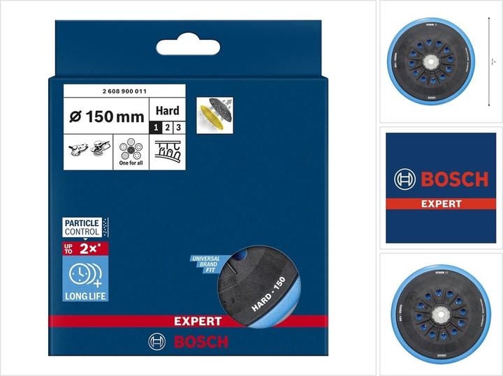 Produktbild Bosch Professional Zubehör EXPERT Multihole Stützteller für, 150 mm, hart (Grob)