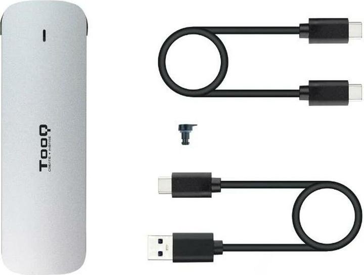Actual product image Tooq Technology Caja Externa M.2 Ngff Usb3.1 Gen1 Aluminio Plata (M.2)