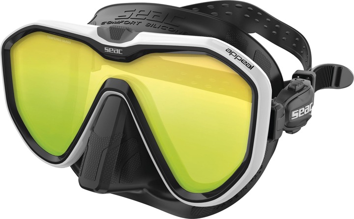 Actual product image Seac Mask Appeal Mirrored S/Bl White