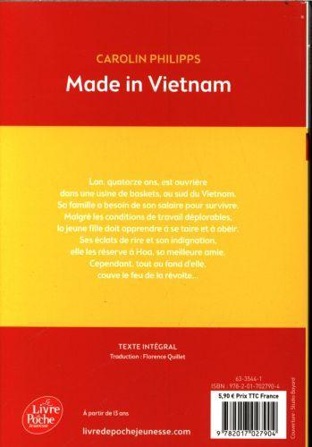 Produktbild Fabriqué au Vietnam (Französisch, Philipps Carolin, 2017)