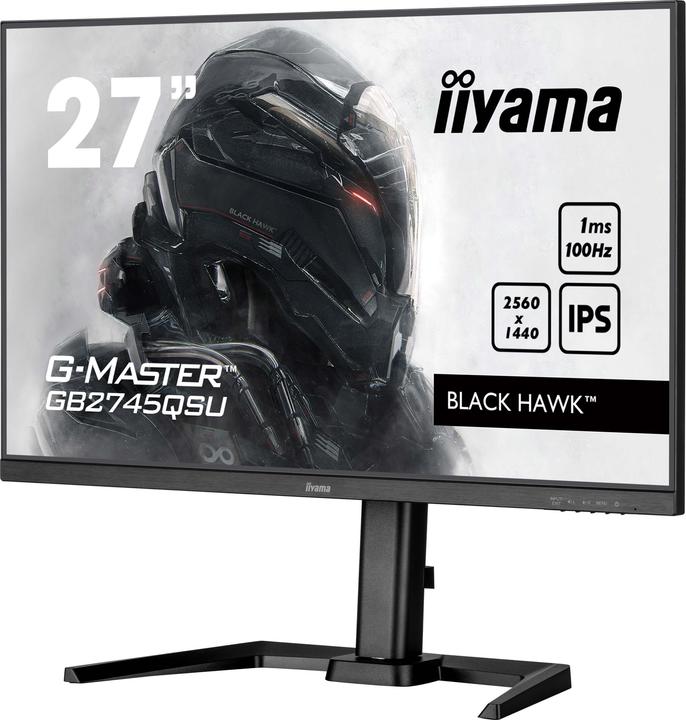 Actual product image iiyama TFT 27.0/68.5cm G-Master GB2745QSU Black Hawk *black* 16:9 (2560 x 1440 pixels, 27")