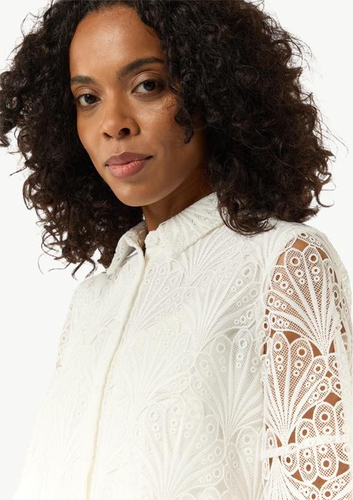Produktbild Comma Bluse Boxy-Bluse aus Spitze mit Viskose-Futter (36)