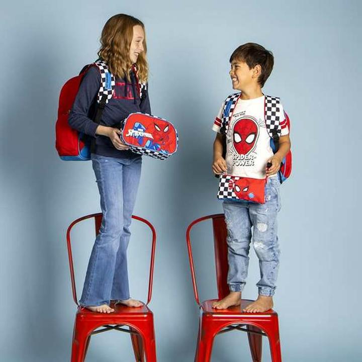 Produktbild Spiderman Federmäppchen 3 Fächer, rot