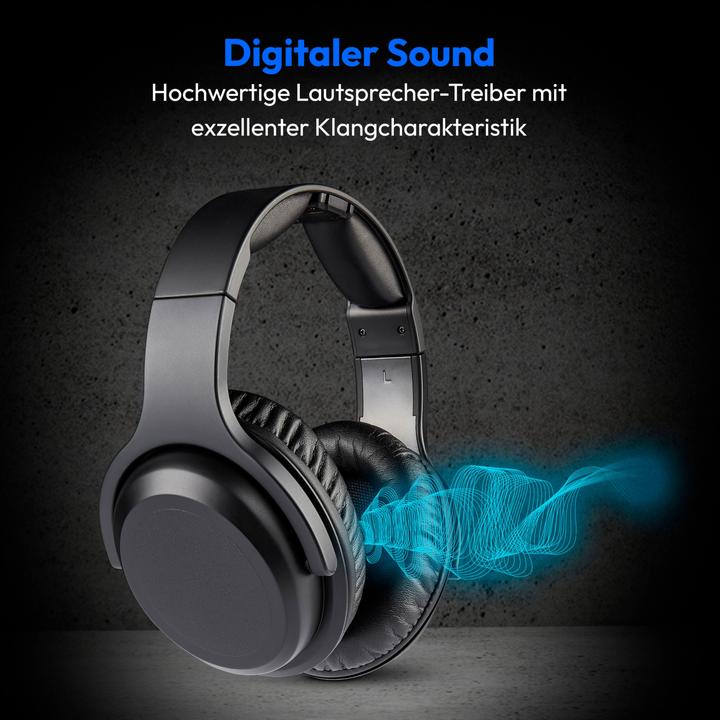 Actual product image Medion Kabellose Over-Ear Funkkopfhörer HS-1 (ANC, Cable, Wireless)