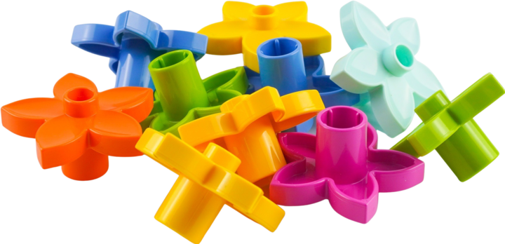Produktbild LEGO Blumen Set Bunt Gemischt NEU! Teile 10x