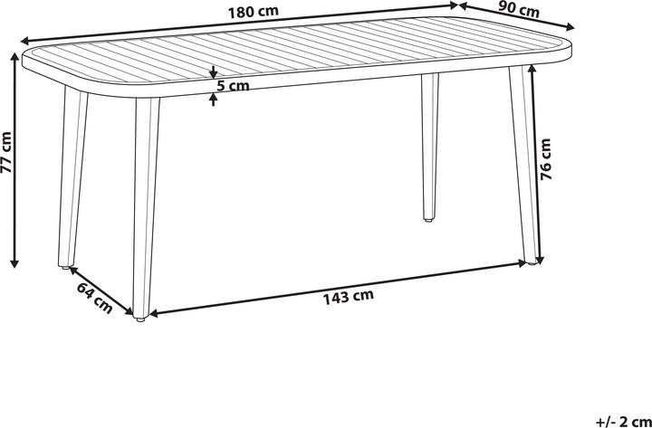 Produktbild Beliani Paraggi (90 cm)