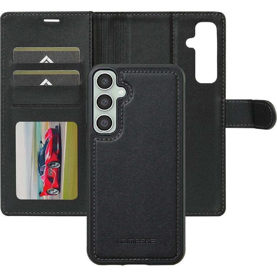 LC.Imeeke Galaxy S25 FE - L2 Serie Brieftasche und Hülle (Samsung Galaxy S25 FE), Cover smartphone, Nero