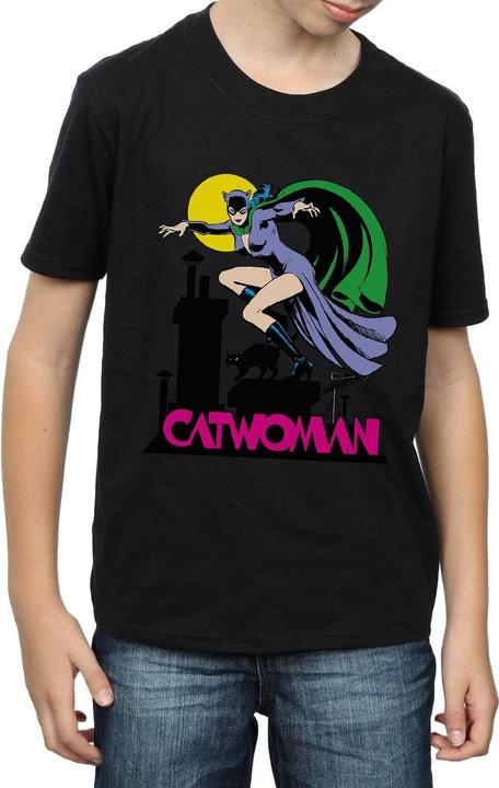 Produktbild Catwoman Text Logo TShirt Jungen (140, 146)