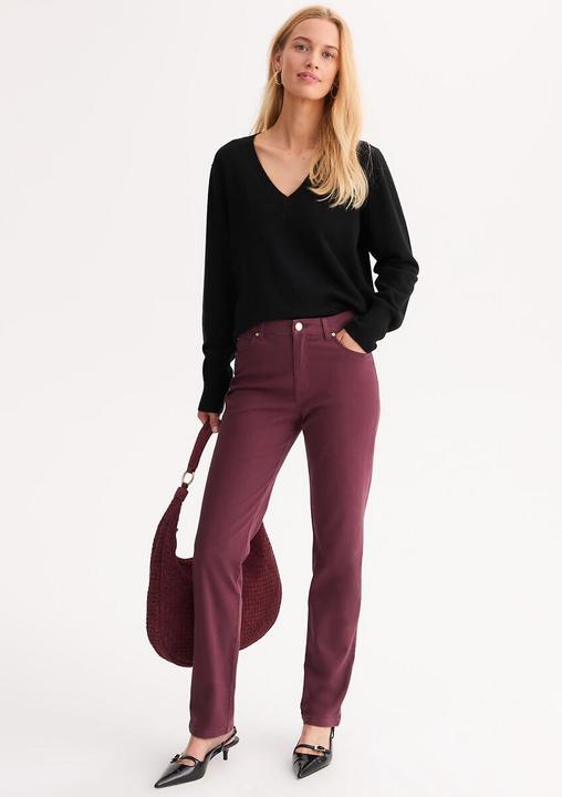 Actual product image Anne Weyburn Gerade Five-Pocket-Hose aus Baumwoll-Stretch (40)