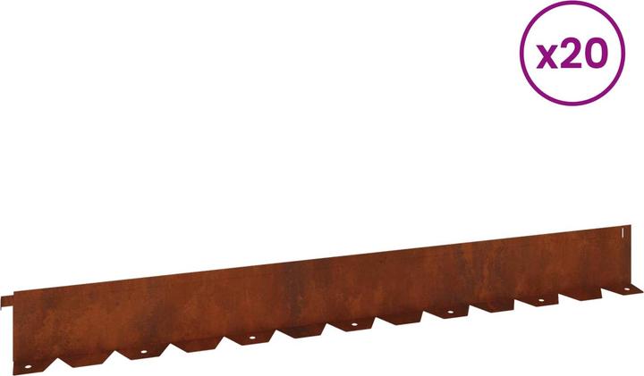 Produktbild vidaXL Raseneinfassung (102 cm)