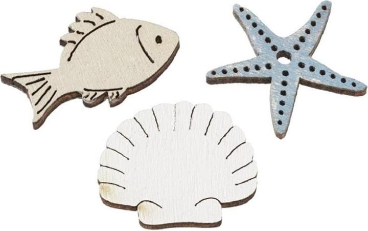 Actual product image Hobby Fun Mini Utensils Wooden Scatter Pieces Maritime