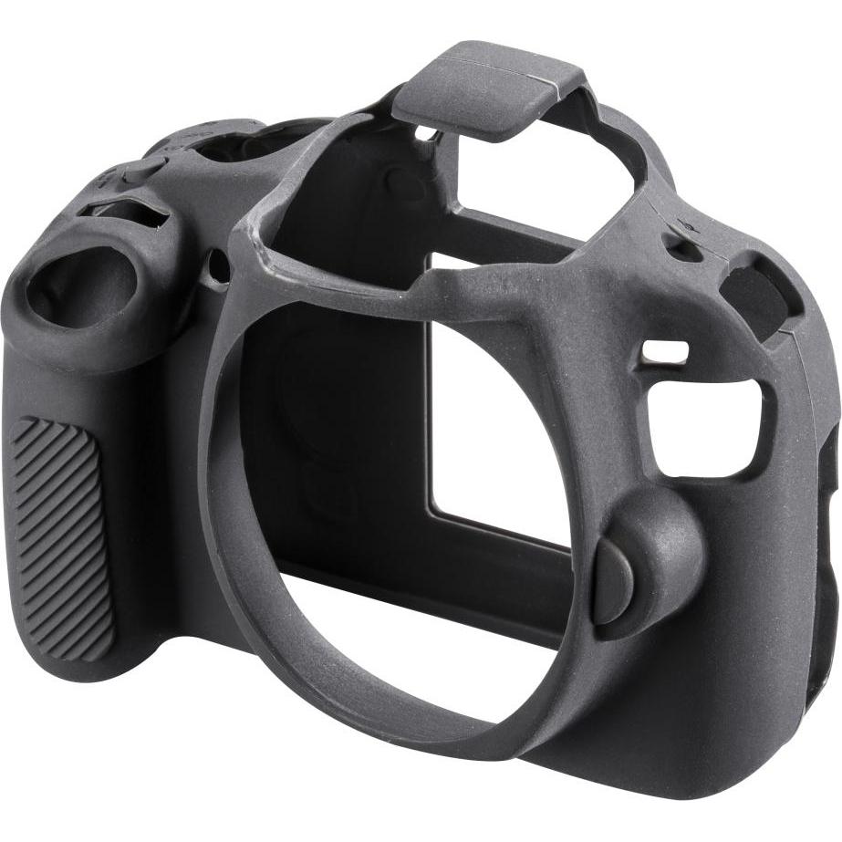 easyCover Silikon-Schutzhülle für Canon 1200D (Hülle, Canon EOS 1200D), Kameraschutz, Schwarz