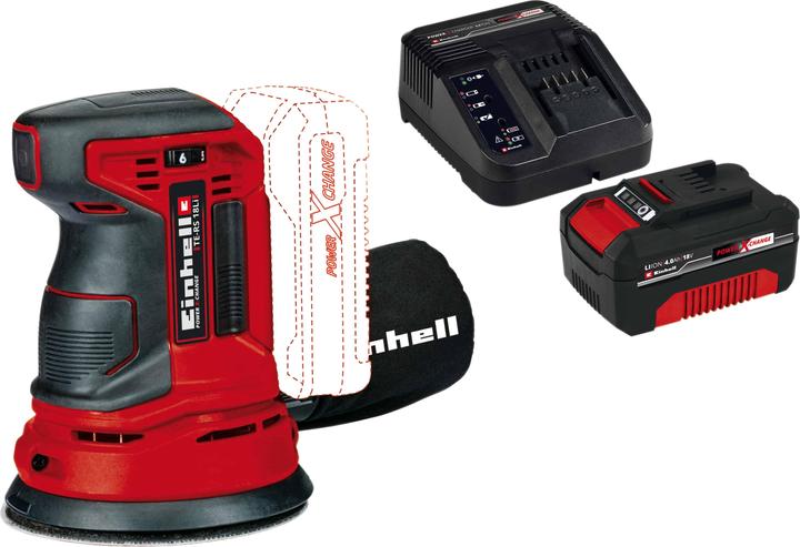 Produktbild Einhell Akku-Exzenterschleifer TE-RS 18 Li Kit (1x 4,0 Ah) (Exzenterschleifer)